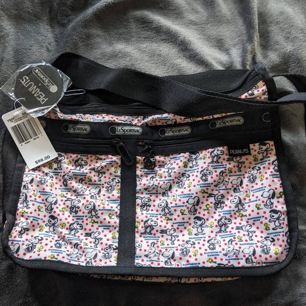 LeSportsac X Peanuts Everyday Bag Happiness Dots